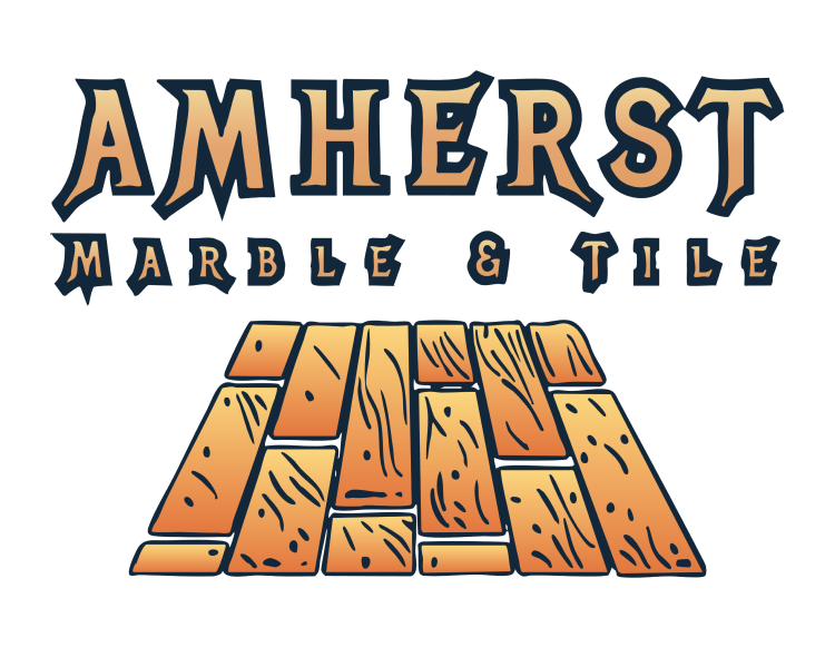 Amherst Marble & Tile Full Color Stacked Logo