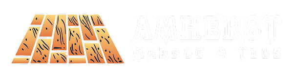 Amherst Marble and Tile Logo Horizontal Inverse